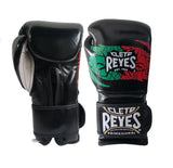 Guantes de entrenamiento Cleto Reyes de Cinta de Contacto Negro/Tricolor