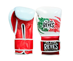 Guantes de entrenamiento Cleto Reyes de Cinta de Contacto Rojo/Tricolor