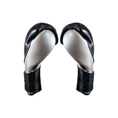 Guantes de entrenamiento alta precisión Cleto Reyes de cinta de contacto negro/plata