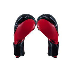 Guantes de entrenamiento alta precisión Cleto Reyes de cinta de contacto negro/rojo