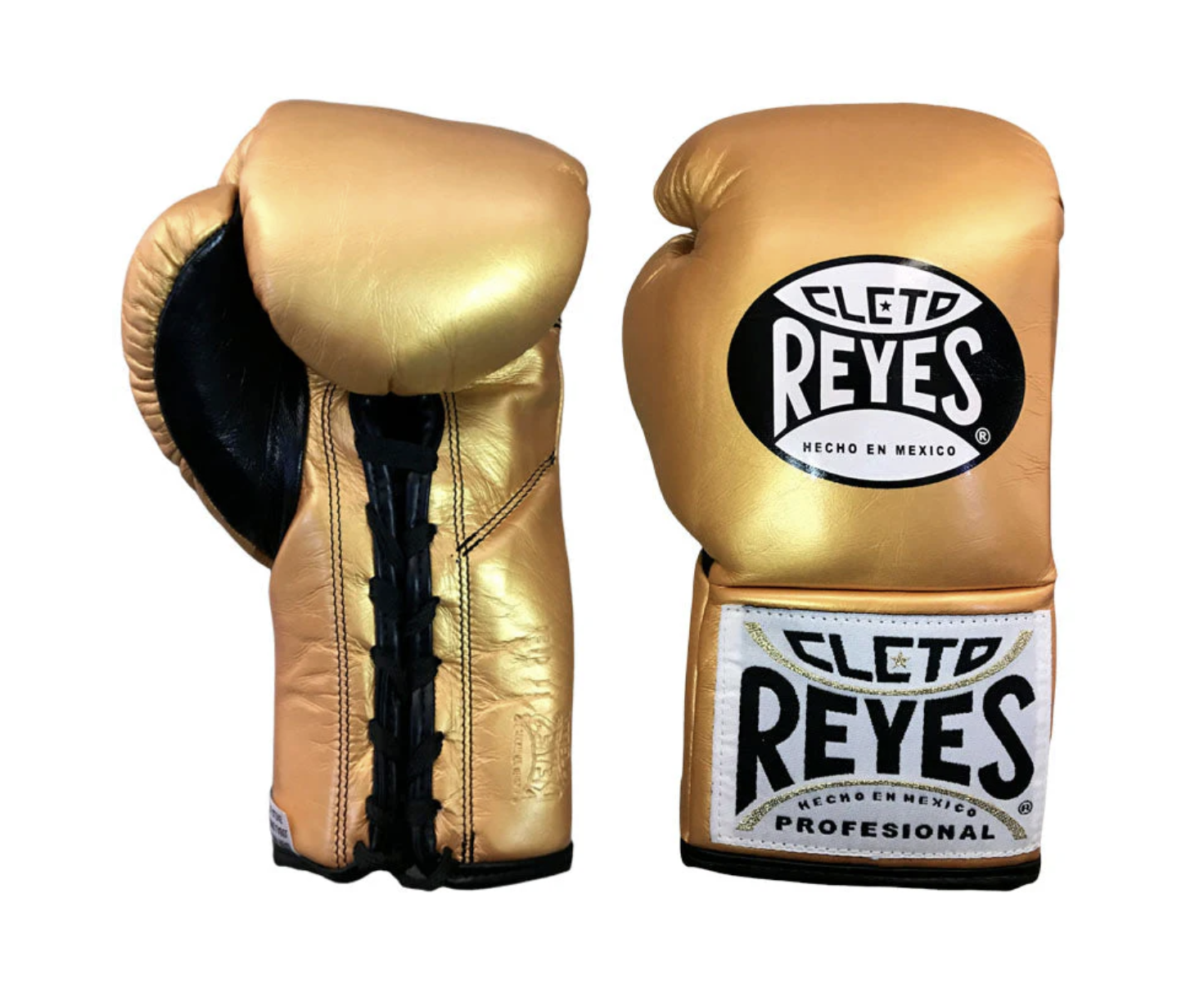 Guantes oficiales de pelea Cleto Reyes Oro