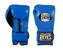 Guantes de entrenamiento Cleto Reyes de Cinta de Contacto Azul