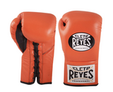 Guantes oficiales de pelea Cleto Reyes naranja