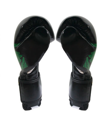 Guantes de entrenamiento Cleto Reyes de Cinta de Contacto Negro/Tricolor