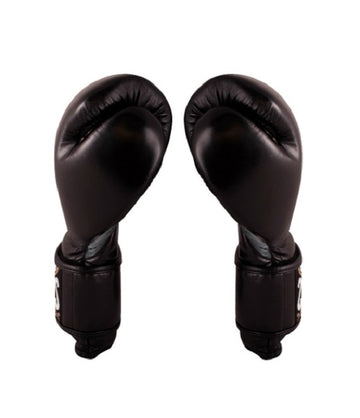 Guantes de entrenamiento Cleto Reyes de Cinta de Contacto Negro