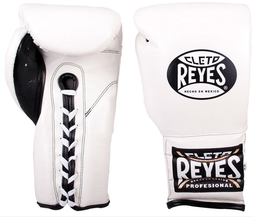 Guantes de entrenamiento Cleto Reyes de Agujeta Blanco