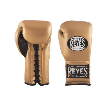 Guantes de entrenamiento Cleto Reyes de Agujeta Oro