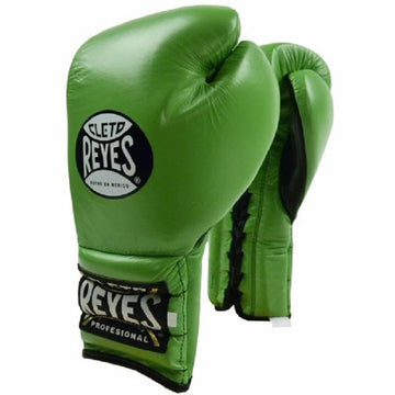 Guantes de entrenamiento Cleto Reyes de Agujeta Verde limon