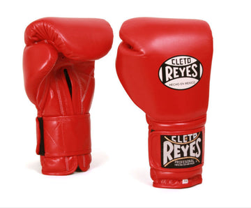 Guantes de entrenamiento Cleto Reyes de Cinta de Contacto Rojo