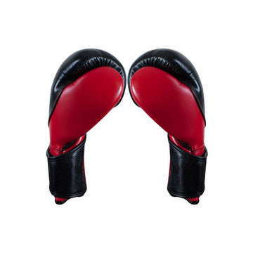 Guantes de entrenamiento alta precisión Cleto Reyes de cinta de contacto negro/rojo