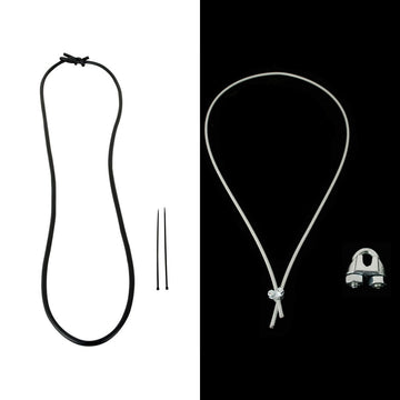 Juego de ligas con cable de acero y seguros para pera loca