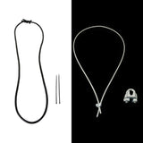 Juego de ligas con cable de acero y seguros para pera loca