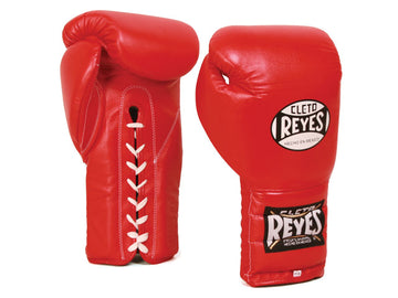 Guantes de entrenamiento Cleto Reyes de Agujeta rojos