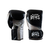 Guantes de entrenamiento alta precisión Cleto Reyes de cinta de contacto negro/plata