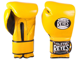 Guantes de entrenamiento Cleto Reyes de Cinta de Contacto Amarillo